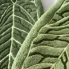 Coral Fleece Plant Hand Towel, Tropical Leaf-Shaped Kitchen & Bathroom Towel, Anthurium Leaf Decorative Hand Cloth -3