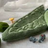 Coral Fleece Plant Hand Towel, Tropical Leaf-Shaped Kitchen & Bathroom Towel, Anthurium Leaf Decorative Hand Cloth -4