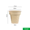 Small size ice cream flower planter
