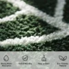 Alocasia Leaf Shaped Floor Mat features explain, this is a floor mat with features strong water absorption, soft and nonslip , easy to clean and eco friendly material – Green Plant Rug Decor