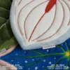 Leaf Shape Hanging Hand Toweln detailed image for Kitchen or Bathroom Green Alocasia Leaf