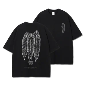 Anthurium Waroqueanum T shirt for, Black