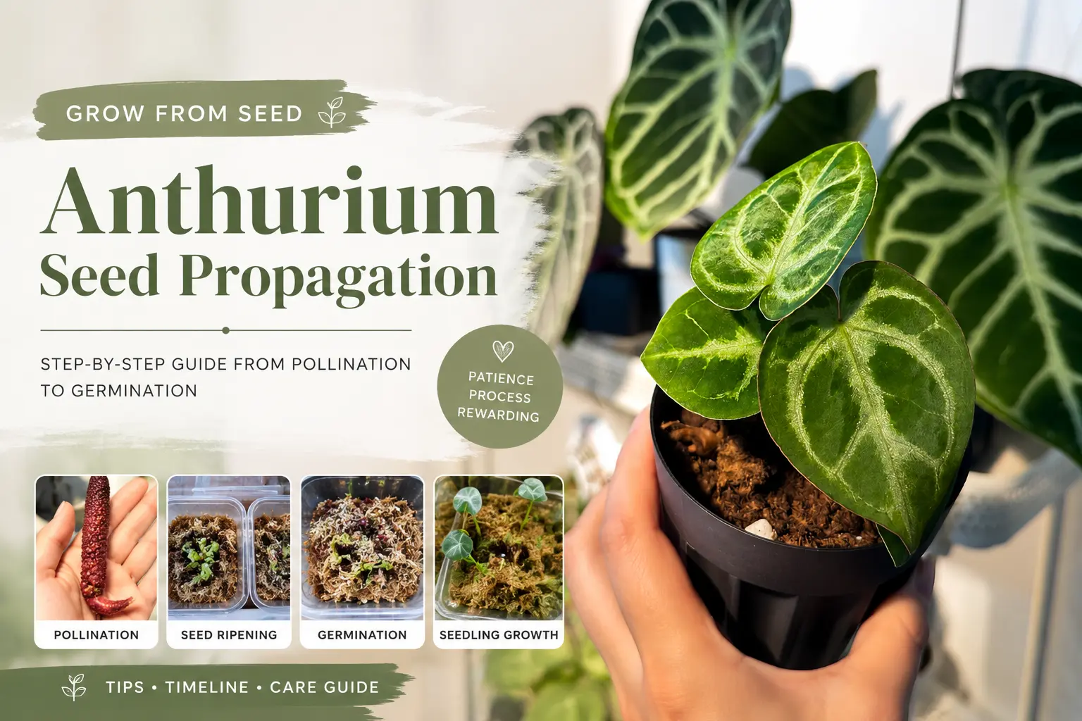 How to Grow Anthurium from Seed: Complete Propagation Guide